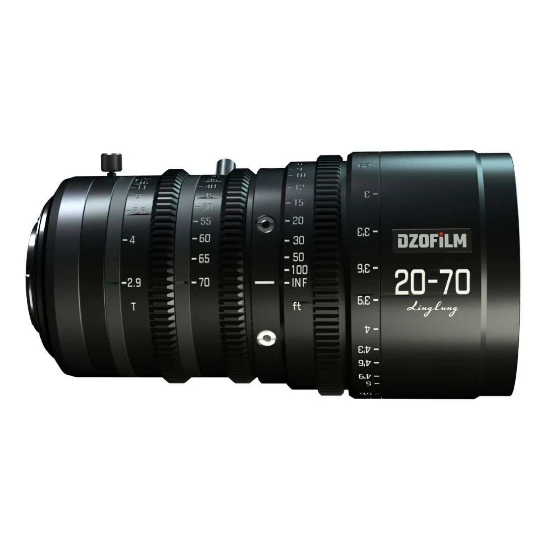 DZOFilm Linglung 20-70mm T2.9 MFT Parfocal Professional M43 Mount Zoom Cine Lens (Black) - Image 3