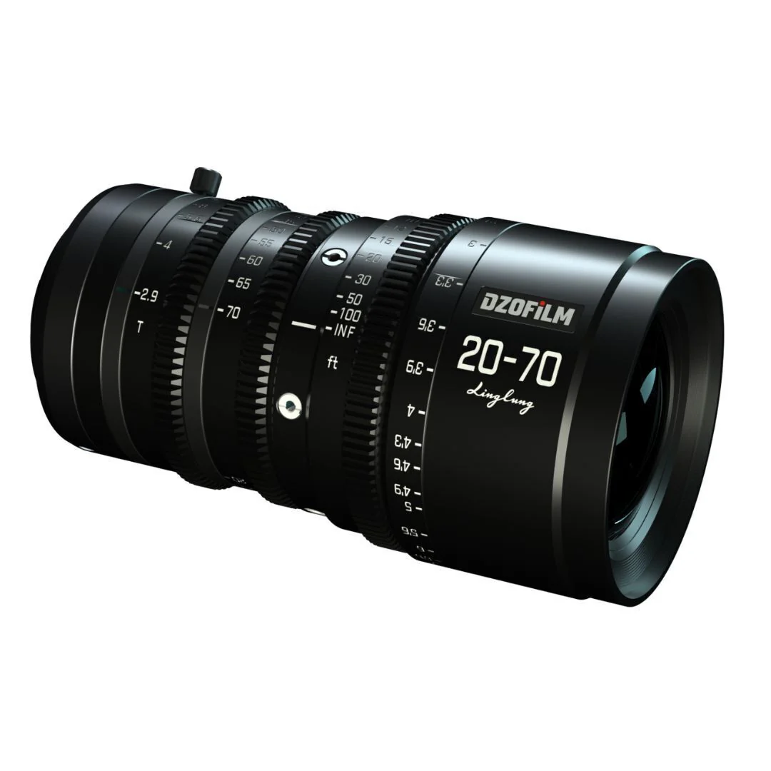 DZOFilm Linglung 20-70mm T2.9 MFT Parfocal Professional M43 Mount Zoom Cine Lens (Black) - Image 4
