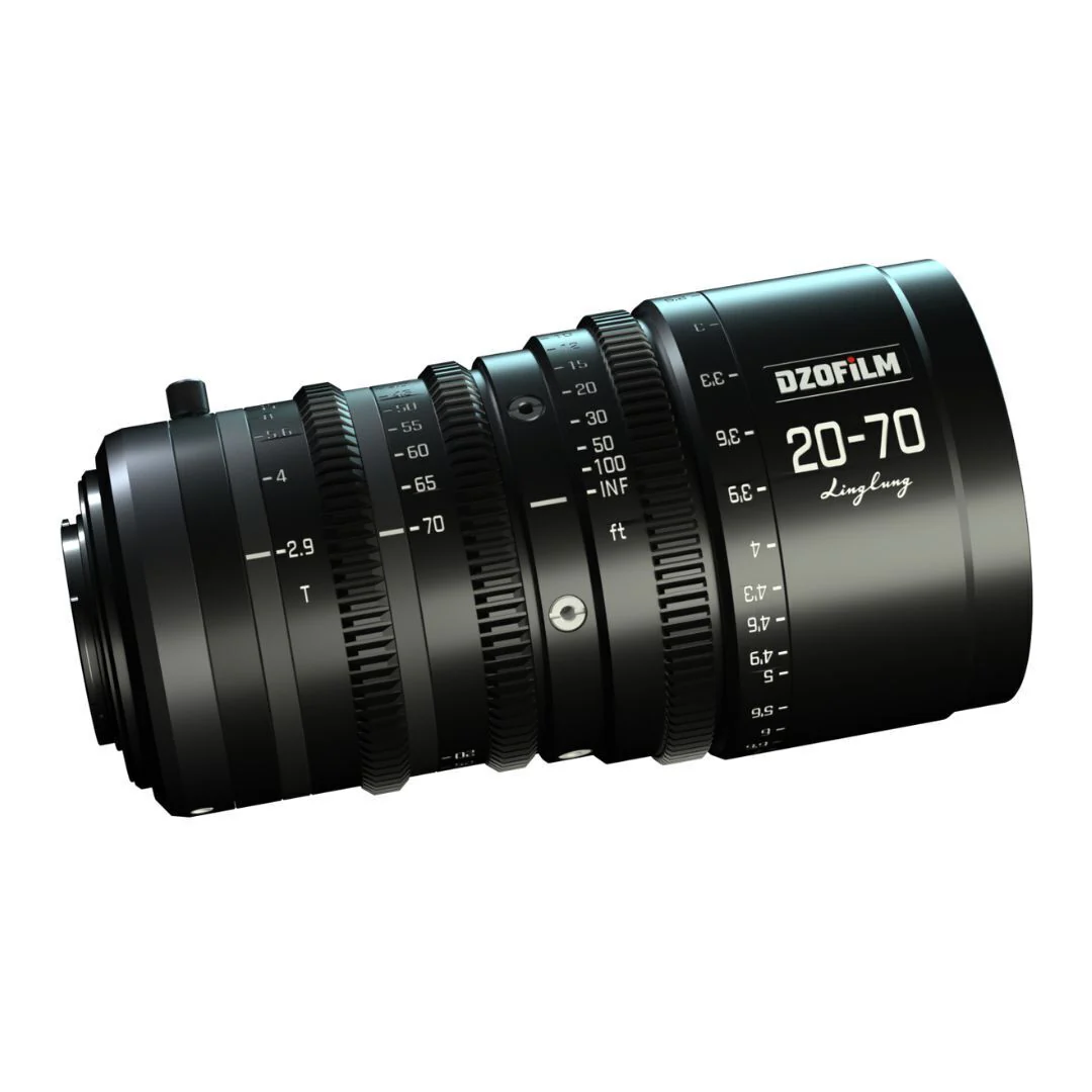 DZOFilm Linglung 20-70mm T2.9 MFT Parfocal Professional M43 Mount Zoom Cine Lens (Black) - Image 5