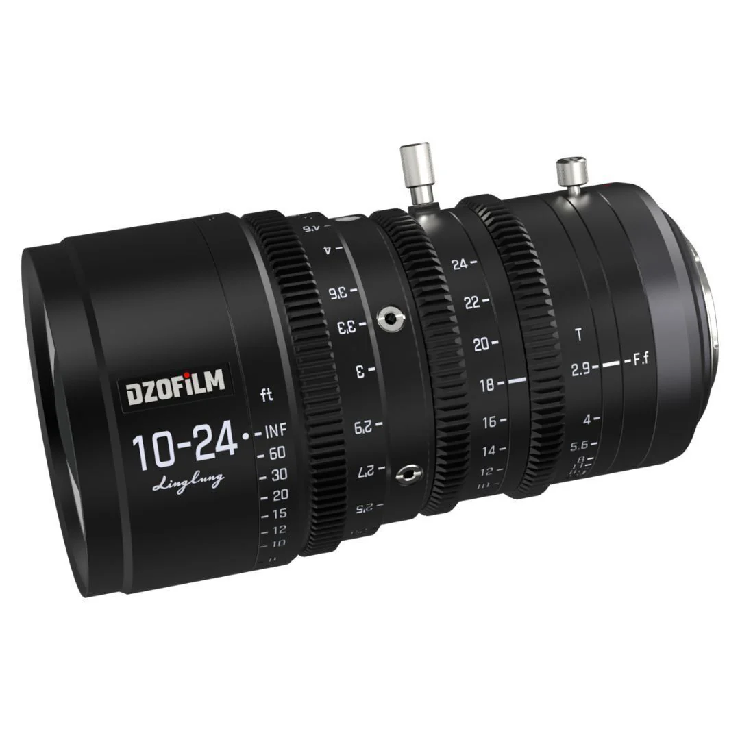 DZOFilm Linglung 10-24mm T2.9 MFT Parfocal M43 Mount Professional Zoom Cine Lens (Black)