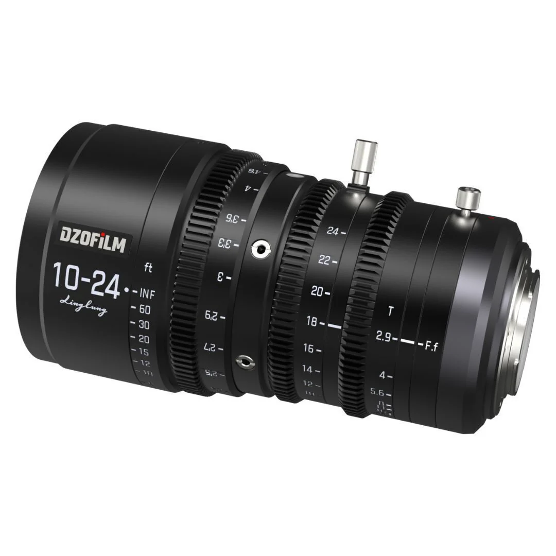 DZOFilm Linglung 10-24mm T2.9 MFT Parfocal M43 Mount Professional Zoom Cine Lens (Black) - Image 2