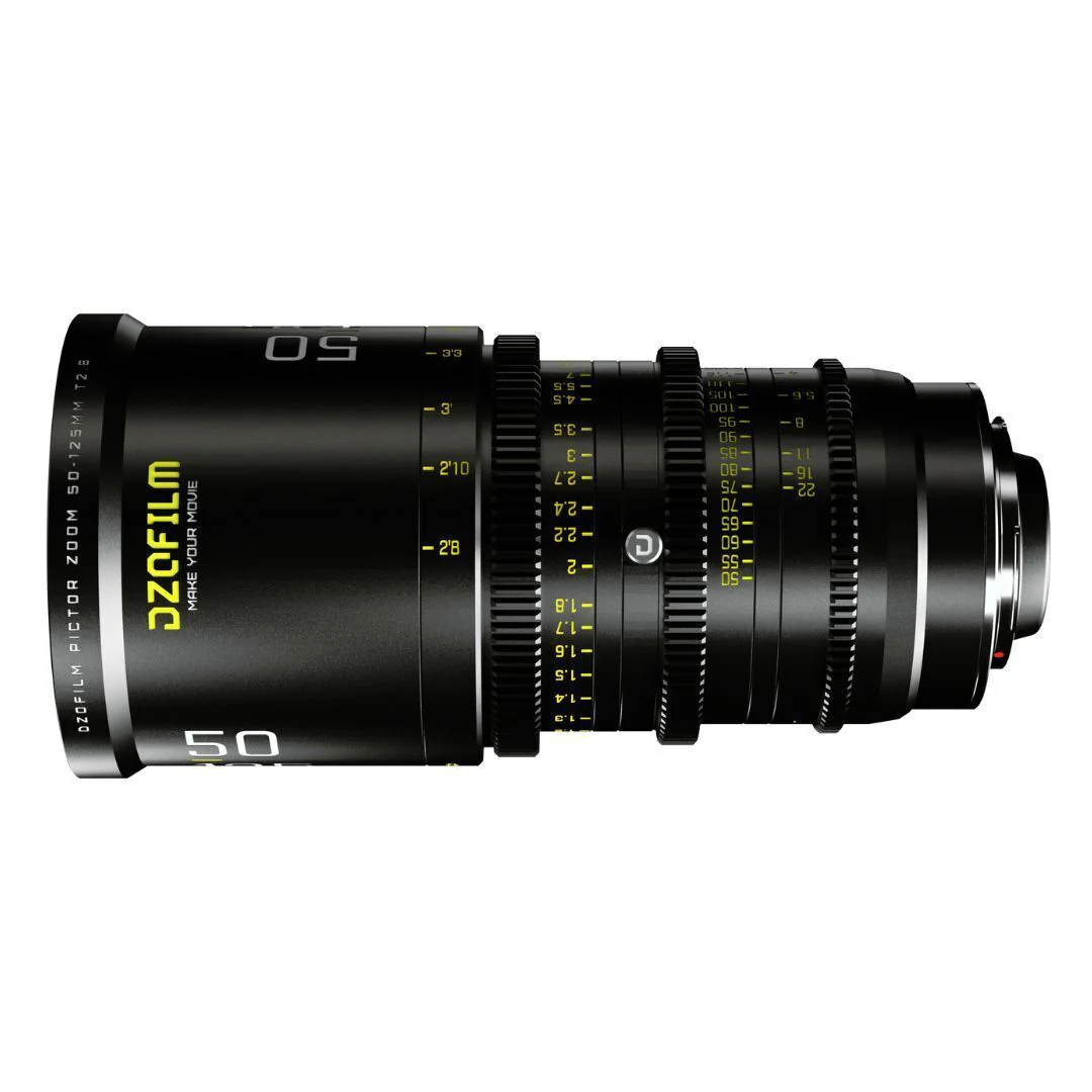 DZOFilm Pictor Zoom 50-125mm T2.8 Super 35 Parfocal Lens (PL Mount and EF Mount) - Image 3
