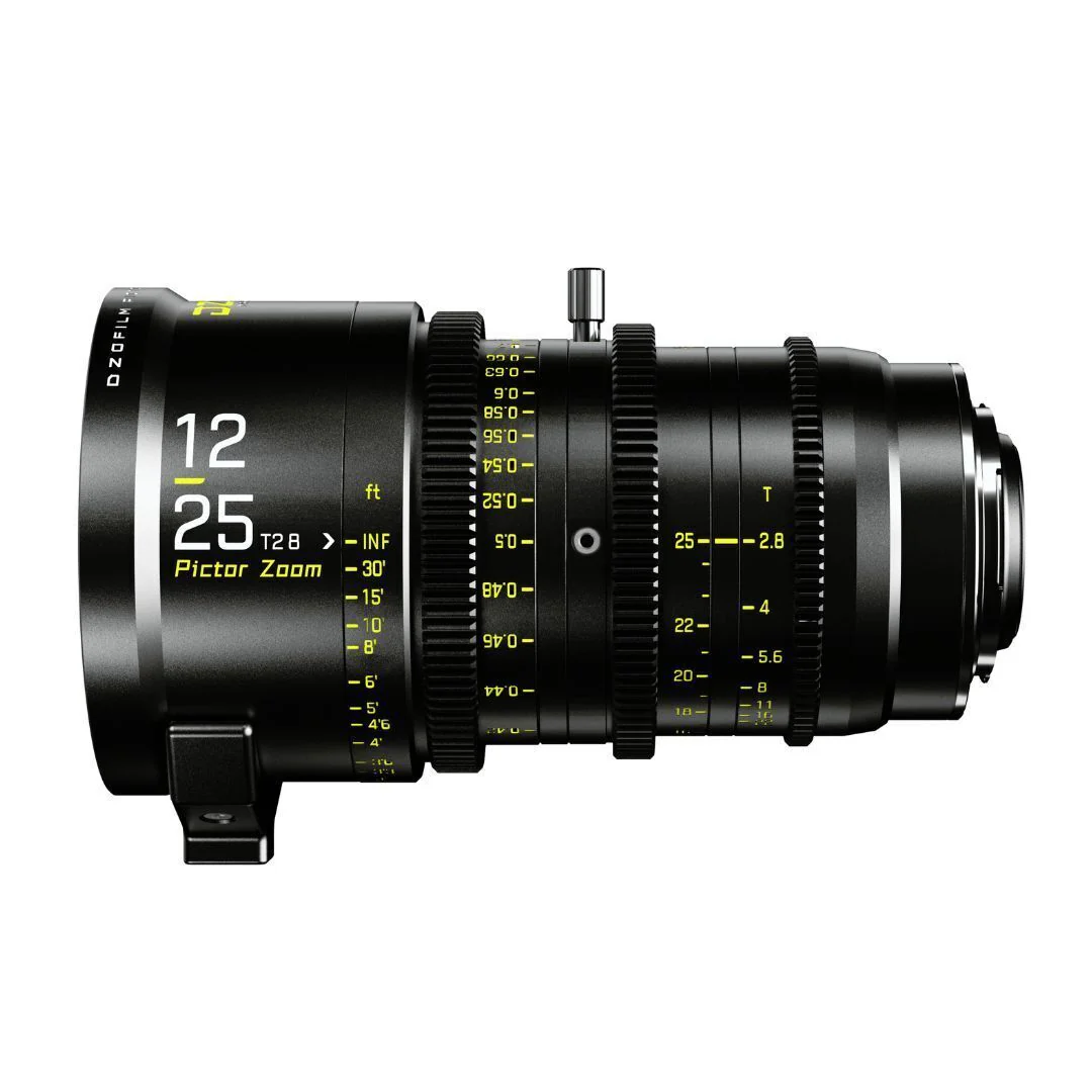 DZOFilm Pictor Zoom 12-25mm T2.8 Super 35 Parfocal Lens (PL and EF Mounts, Black) - Image 4