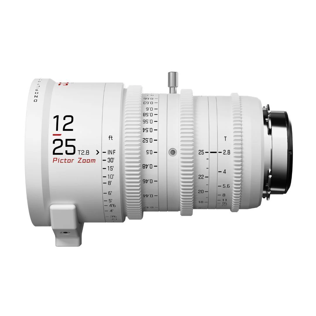 DZOFilm Pictor Zoom 12-25mm T2.8 Super 35 Parfocal Lens (PL and EF Mounts, White)