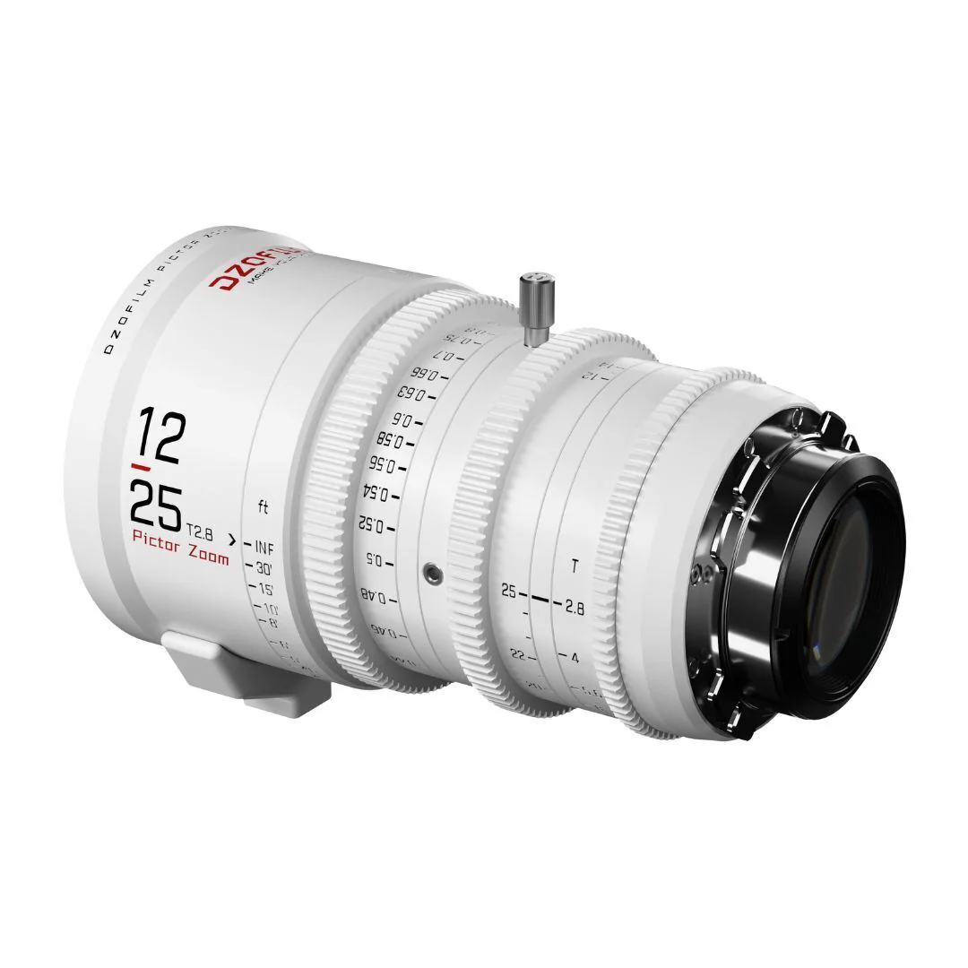 DZOFilm Pictor Zoom 12-25mm T2.8 Super 35 Parfocal Lens (PL and EF Mounts, White) - Image 3