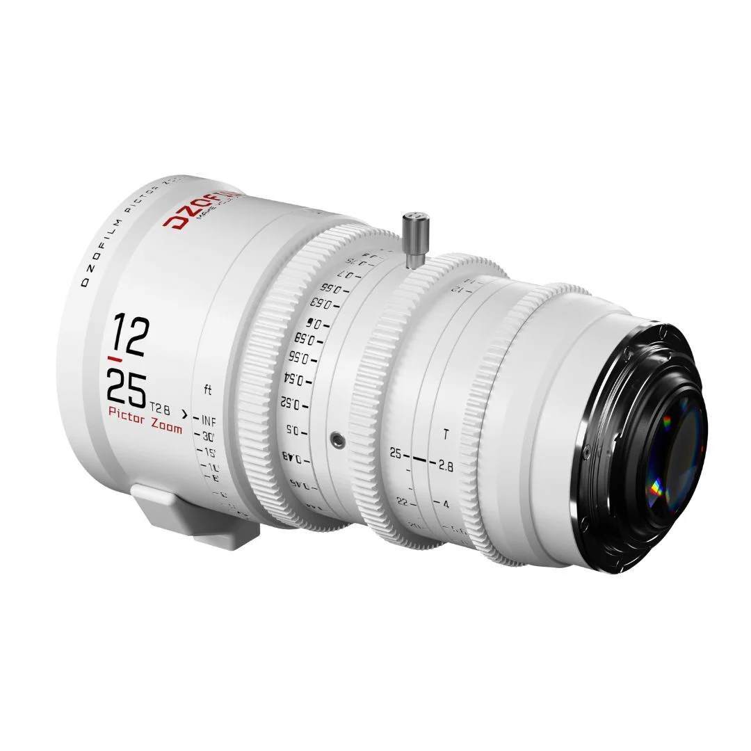DZOFilm Pictor Zoom 12-25mm T2.8 Super 35 Parfocal Lens (PL and EF Mounts, White) - Image 6
