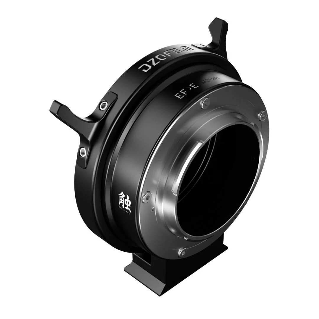 DZOFilm Octopus Adapter for EF-Mount Lens to E-Mount Camera with Active-Locking System (Black) - Image 2
