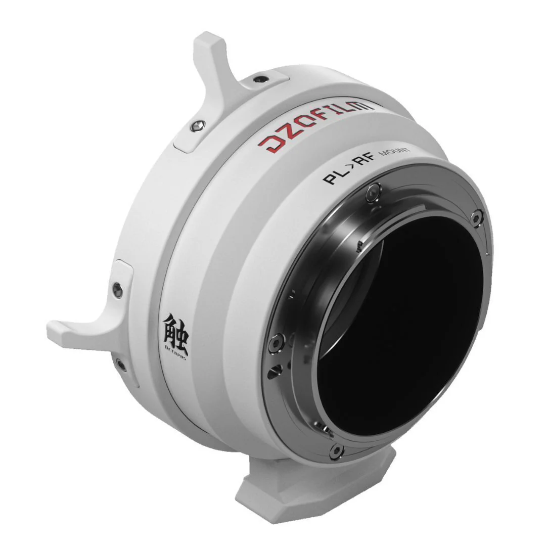 DZOFilm Octopus Adapter for PL-Mount Lens to Canon RF Camera with Active-Locking System (White) - Image 2