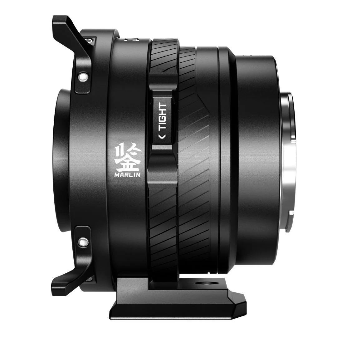 DZOFilm Marlin 1.6x Expander for PL Lens to E-Mount Camera with Detachable Supporting Base (Black) - Image 2