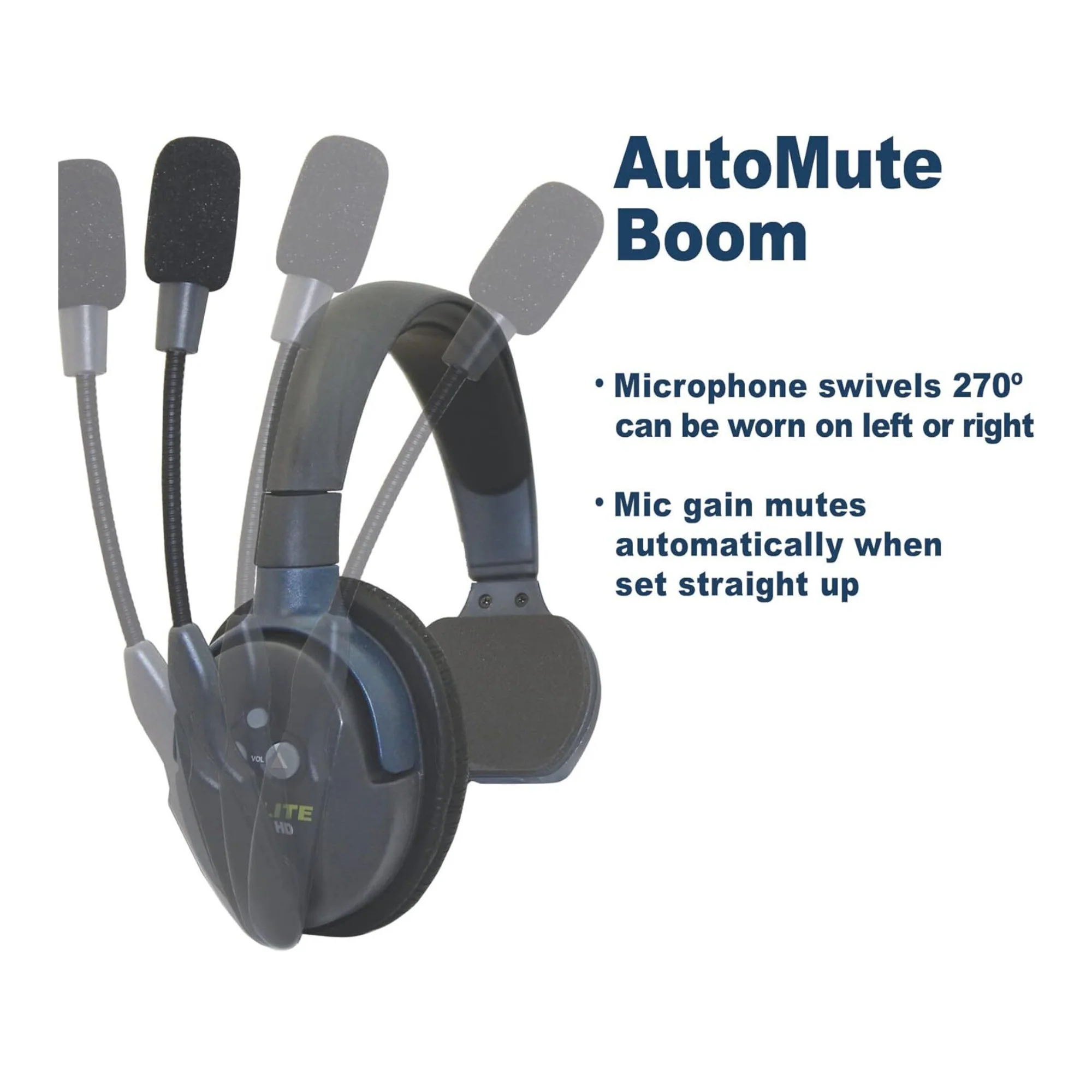 EARTEC UL2S Ultralite-HD 2-Person Wireless Intercom Headset Communication System - Image 3