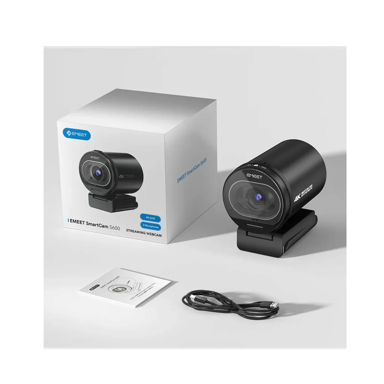 EMEET SmartCam S600 4K Streaming Webcam (Black) - Image 6