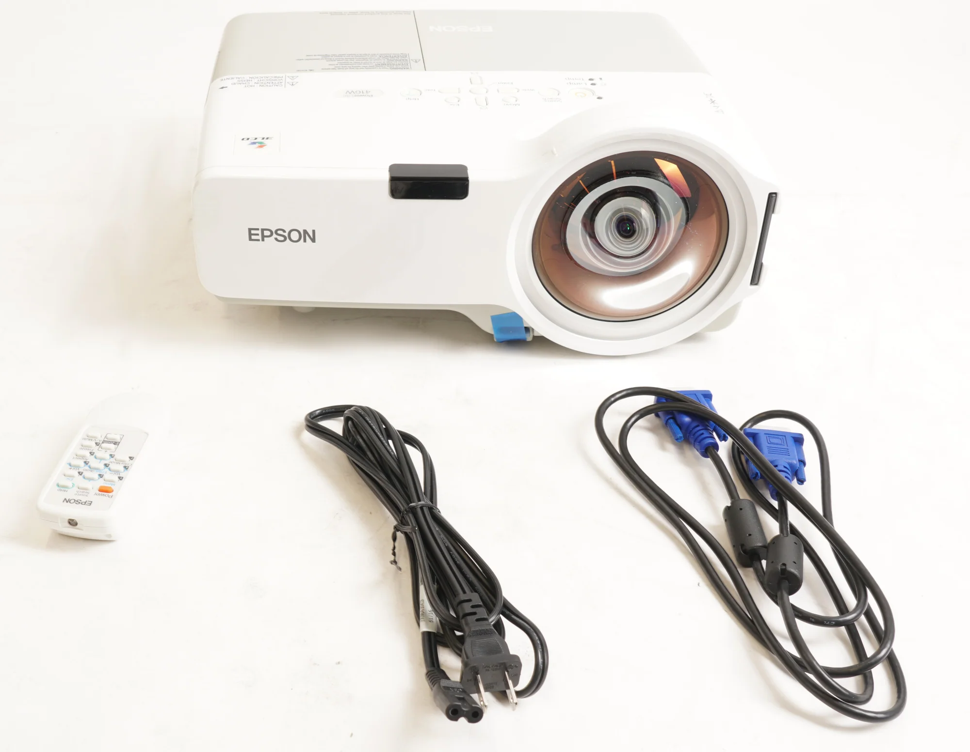 Epson PowerLite 410W 2000 Lumens Multimedia Wide Screen Projector (Renewed) (Used) - Image 6