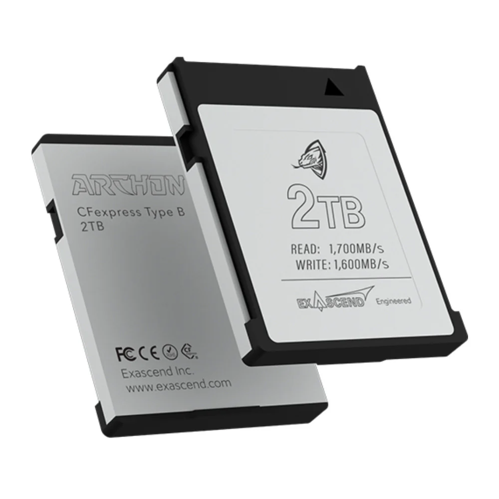 Exascend 2TB Archon CFexpress Type B Memory Card for RED V-RAPTOR - Image 2