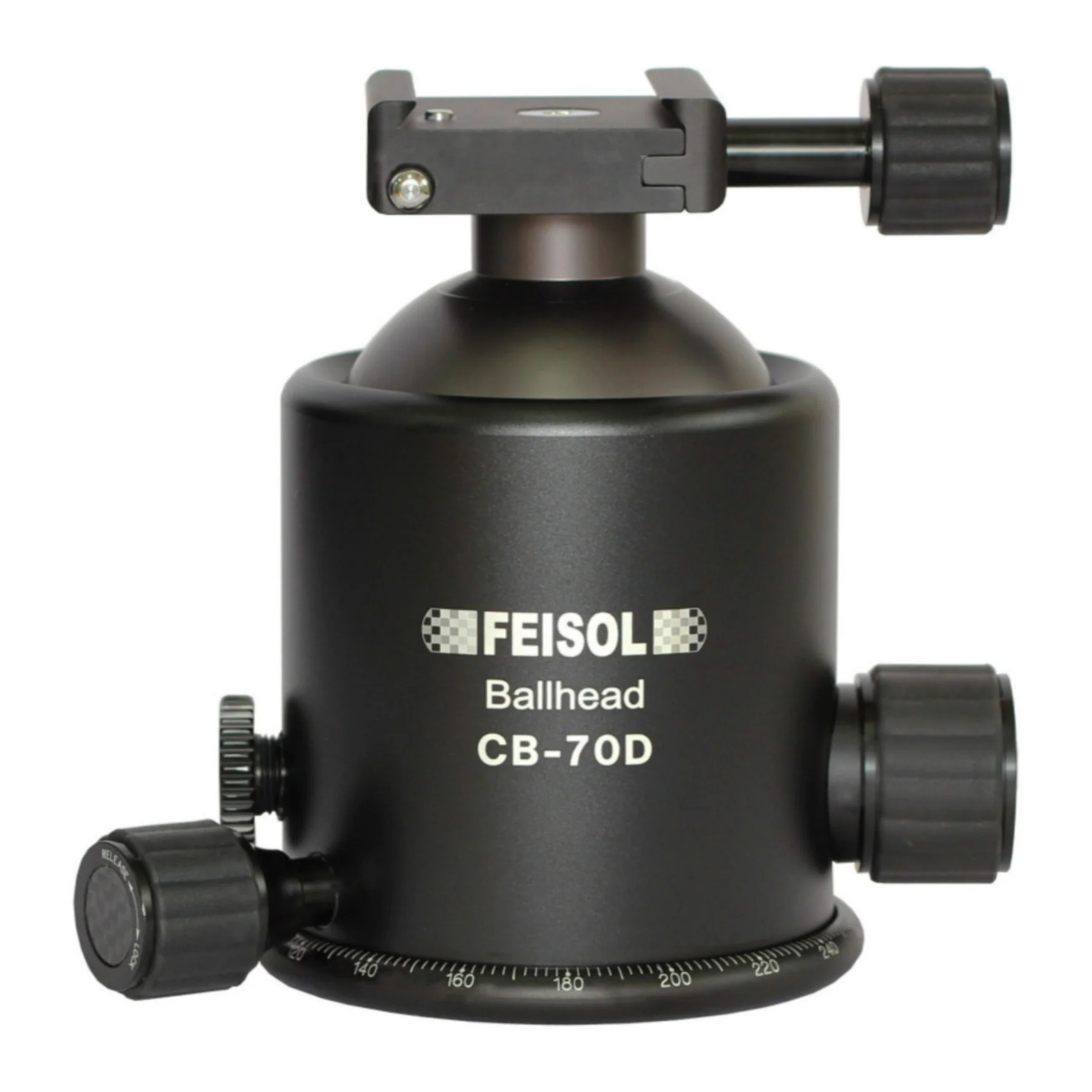 FEISOL Ball Head CB-70D with Durable and Precise Design for Large Series Tripods
