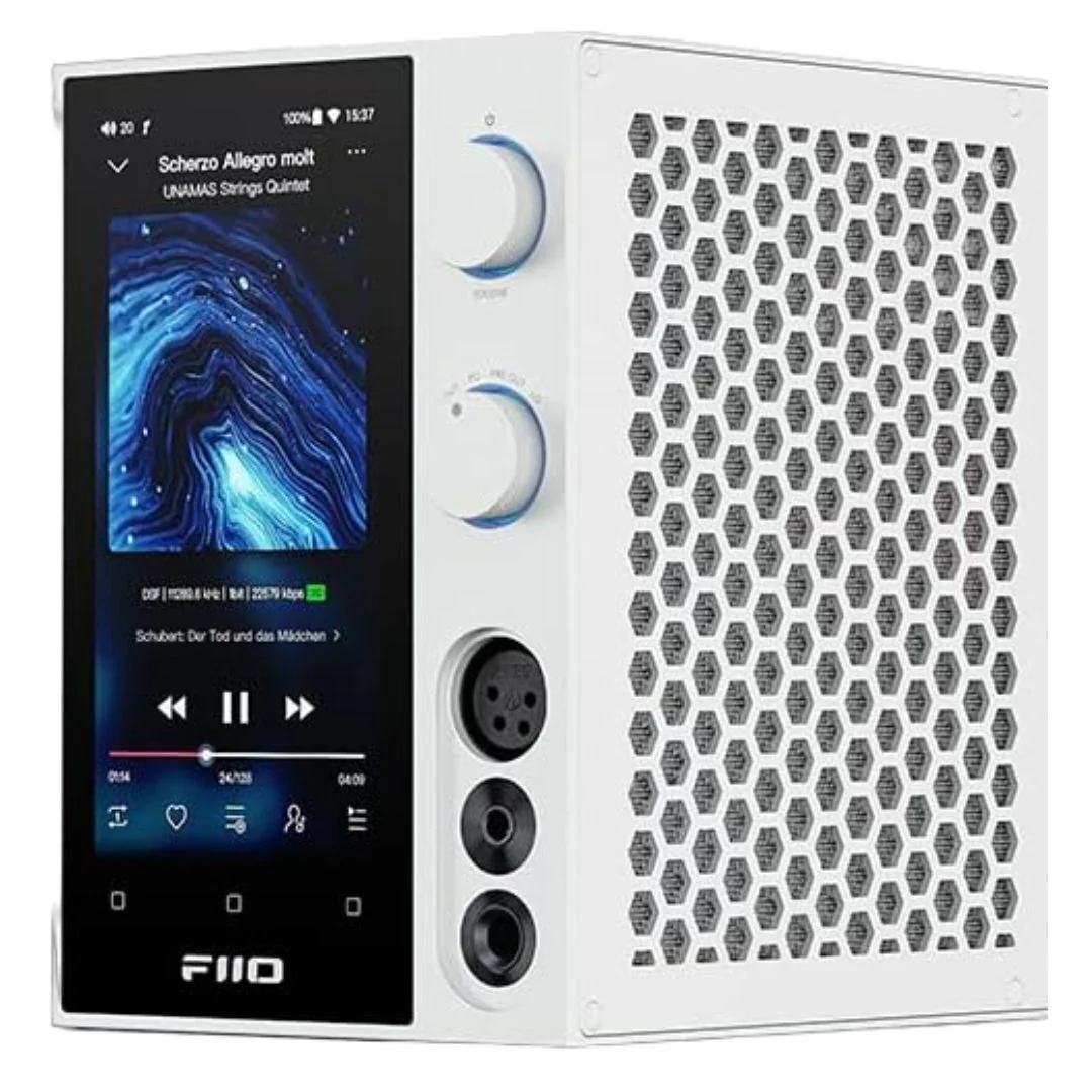 FiiO R7 Snapdragon 660, Android 10, HiFi Streaming Music Player with Bluetooth and Dual USB (White) - Image 2