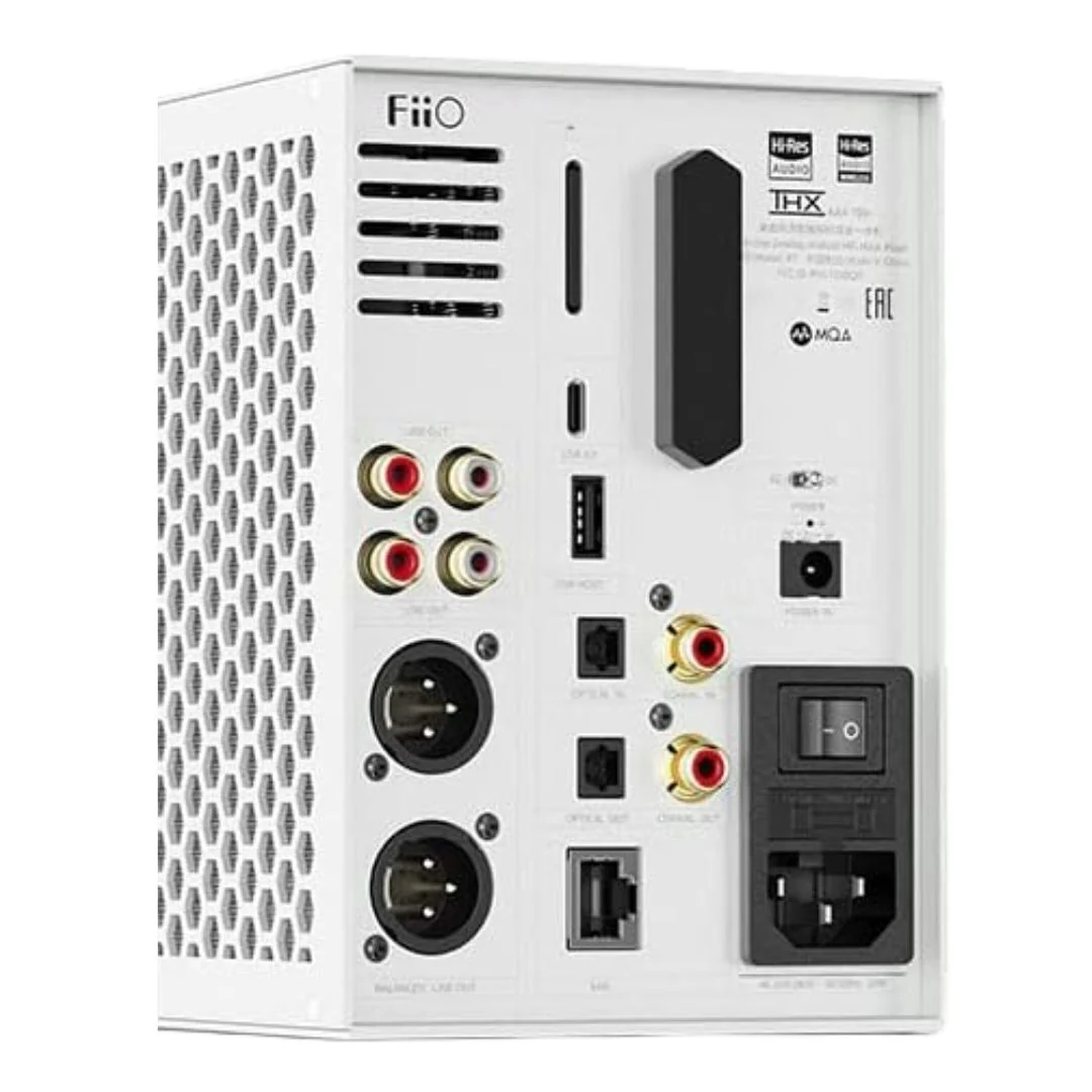 FiiO R7 Snapdragon 660, Android 10, HiFi Streaming Music Player with Bluetooth and Dual USB (White) - Image 5