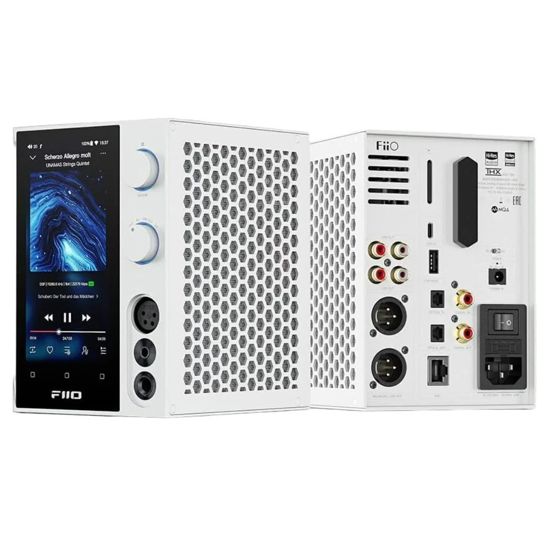 FiiO R7 Snapdragon 660, Android 10, HiFi Streaming Music Player with Bluetooth and Dual USB (White) - Image 6