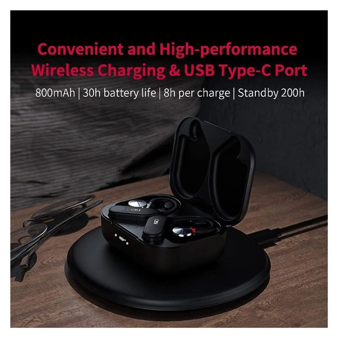 FiiO UTWS5 True Wireless Amplifier Bluetooth Earbuds Hook with Standard MMCX and 30 Hrs Battery Life - Image 4