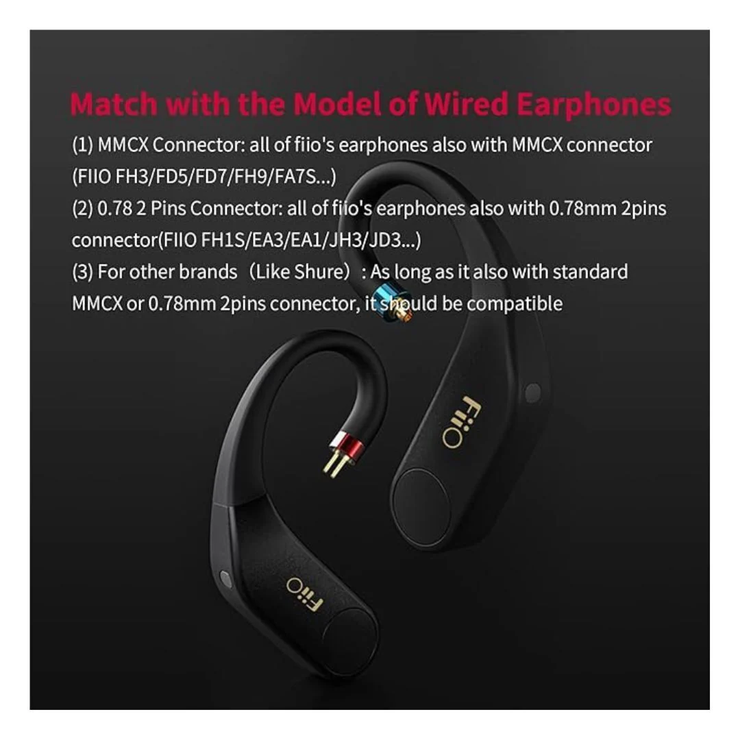 FiiO UTWS5 True Wireless Amplifier Bluetooth Earbuds Hook with Standard MMCX and 30 Hrs Battery Life - Image 5