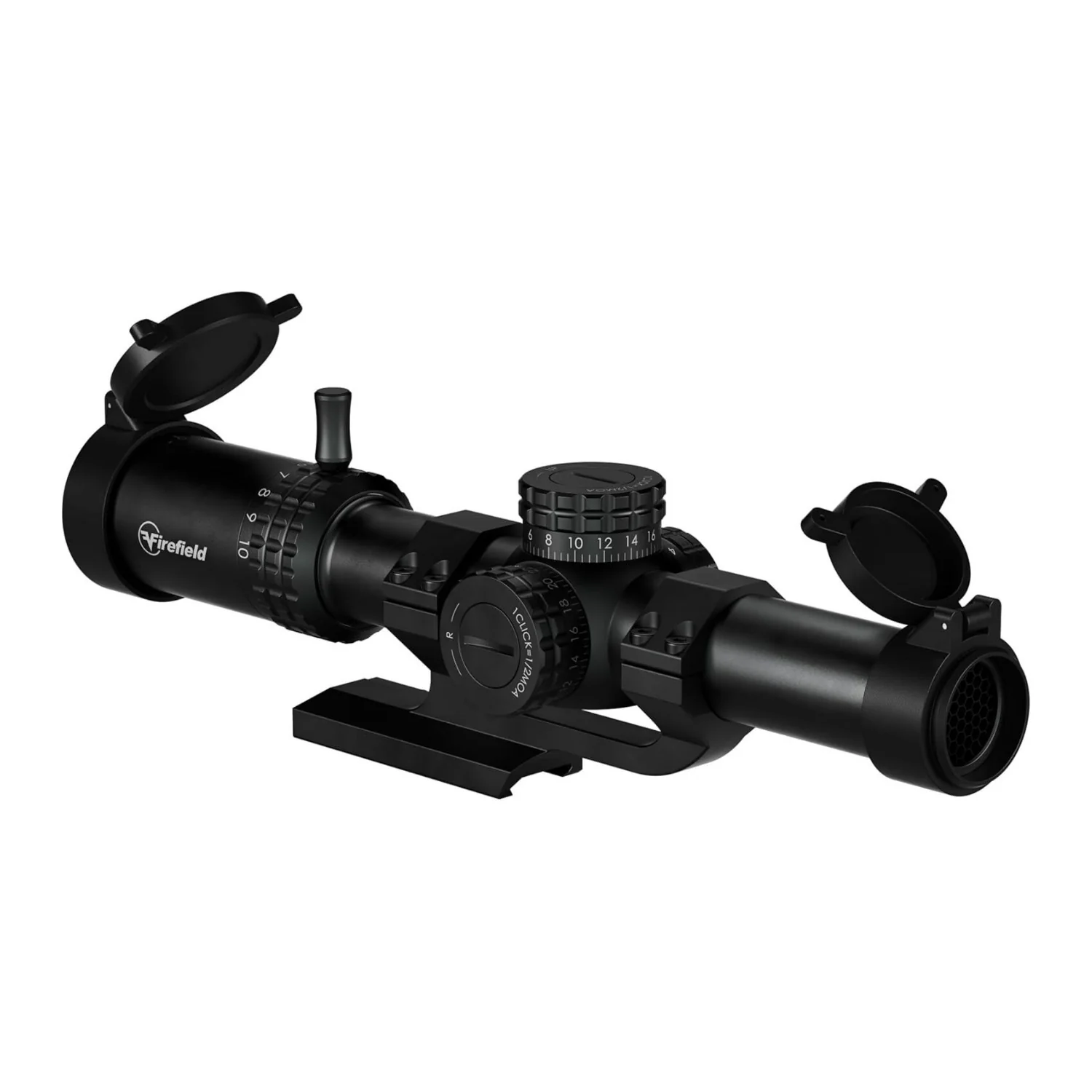 Firefield RapidStrike 1-10x24 Fogproof Riflescope Kit with BDC Reticle and Locking Turrets (Black) - Image 4