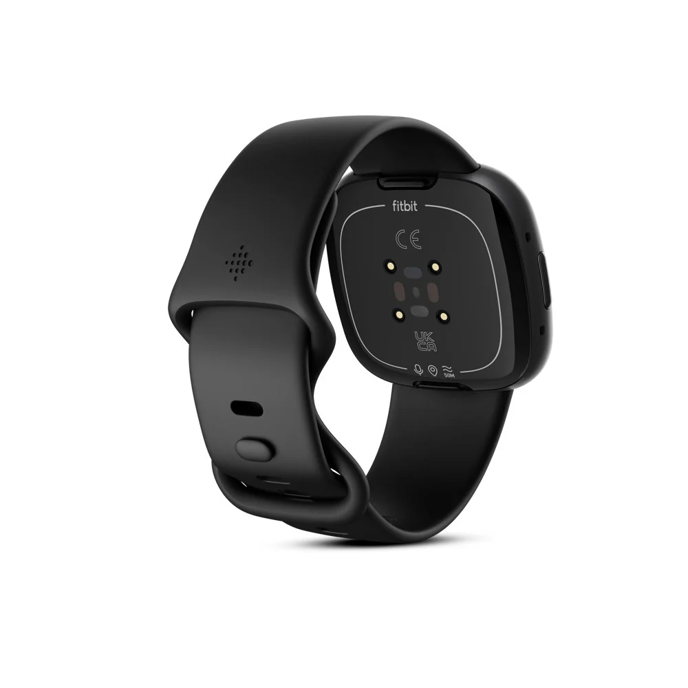 Fitbit Versa 4 Thin Lightweight Aluminum Fitness Smartwatch with Color Touchscreen (Black Graphite) - Image 4