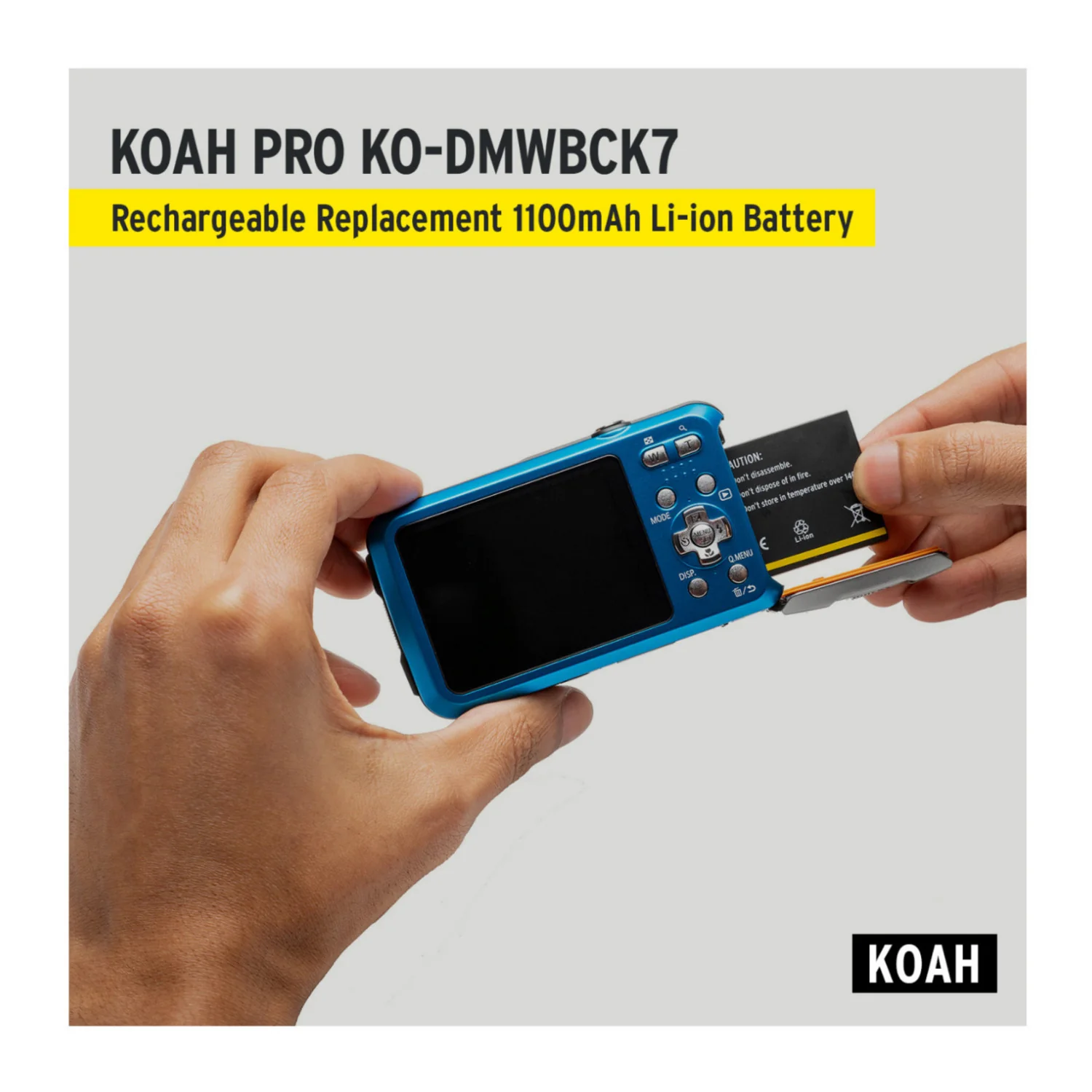 Koah PRO Panasonic DMW-BCK7 Rechargeable Replacement 1100mAh Li-ion Battery - Image 7