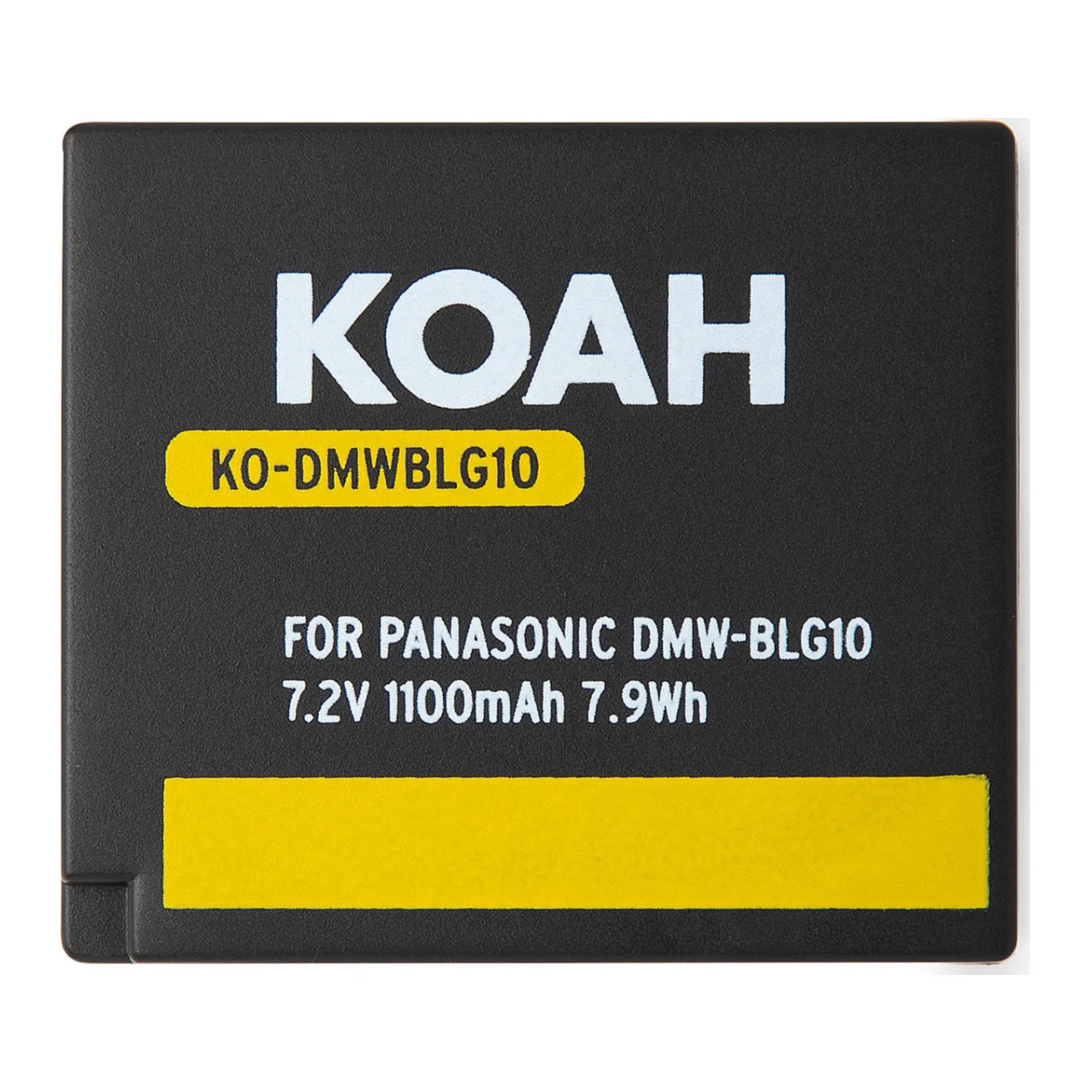 Koah PRO Panasonic DMW-BLG10 Rechargeable Replacement 1100mAh Li-Ion Battery