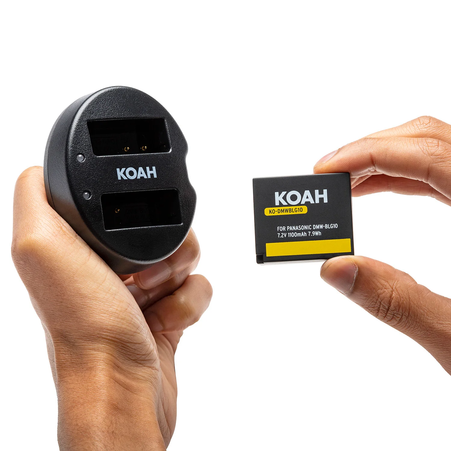 Koah PRO Panasonic DMW-BLG10 2-Pack 1100mAh Battery and Dual Charger - Image 7