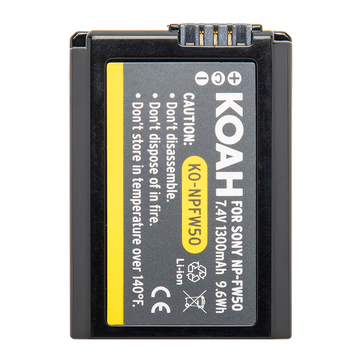 Koah PRO Rechargeable 1300mAh Battery (2-Pack) and Dual Charger for Sony NP-FW50 - Image 9