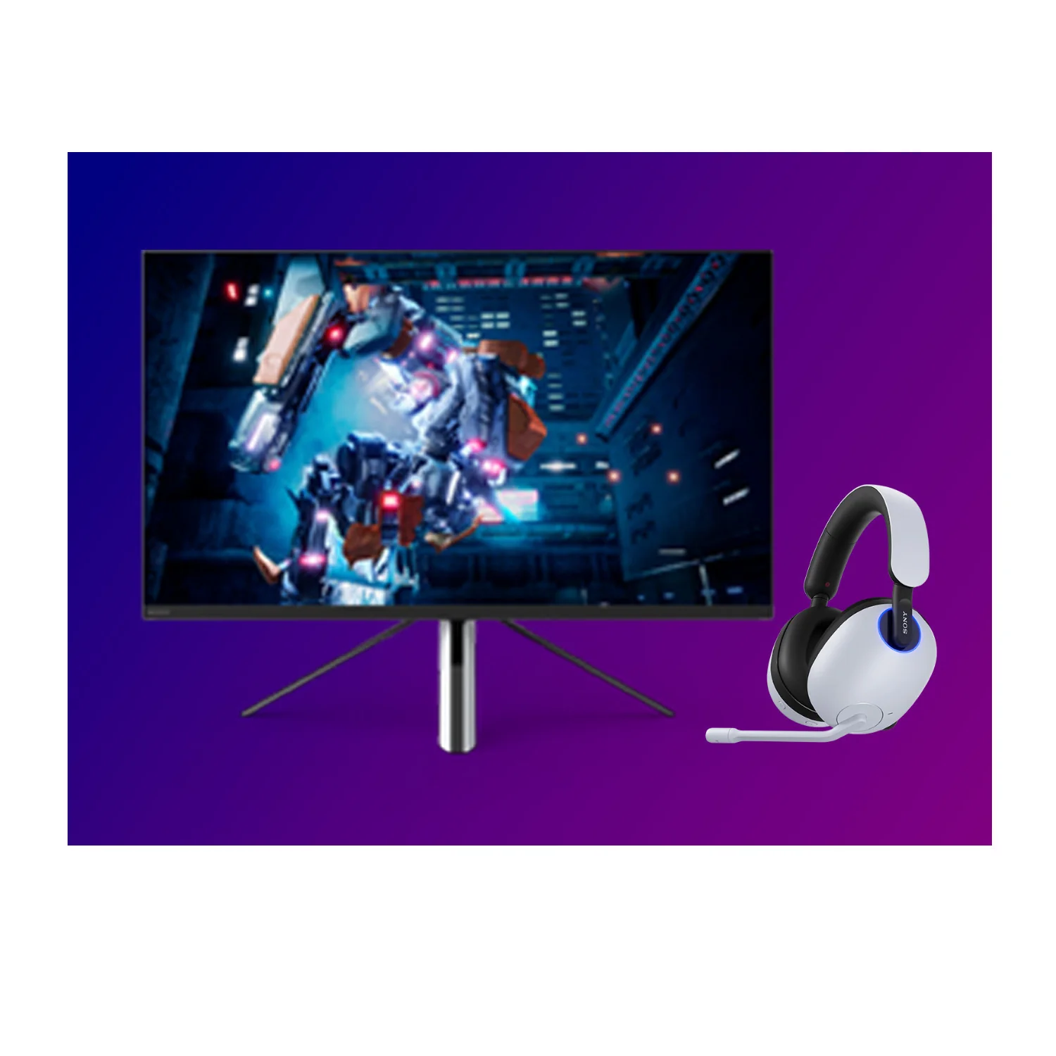 Sony 27-Inch INZONE M9 4K HDR 144Hz Gaming Monitor (SDM-U27M90) with Noise Canceling Gaming Headset - Image 13