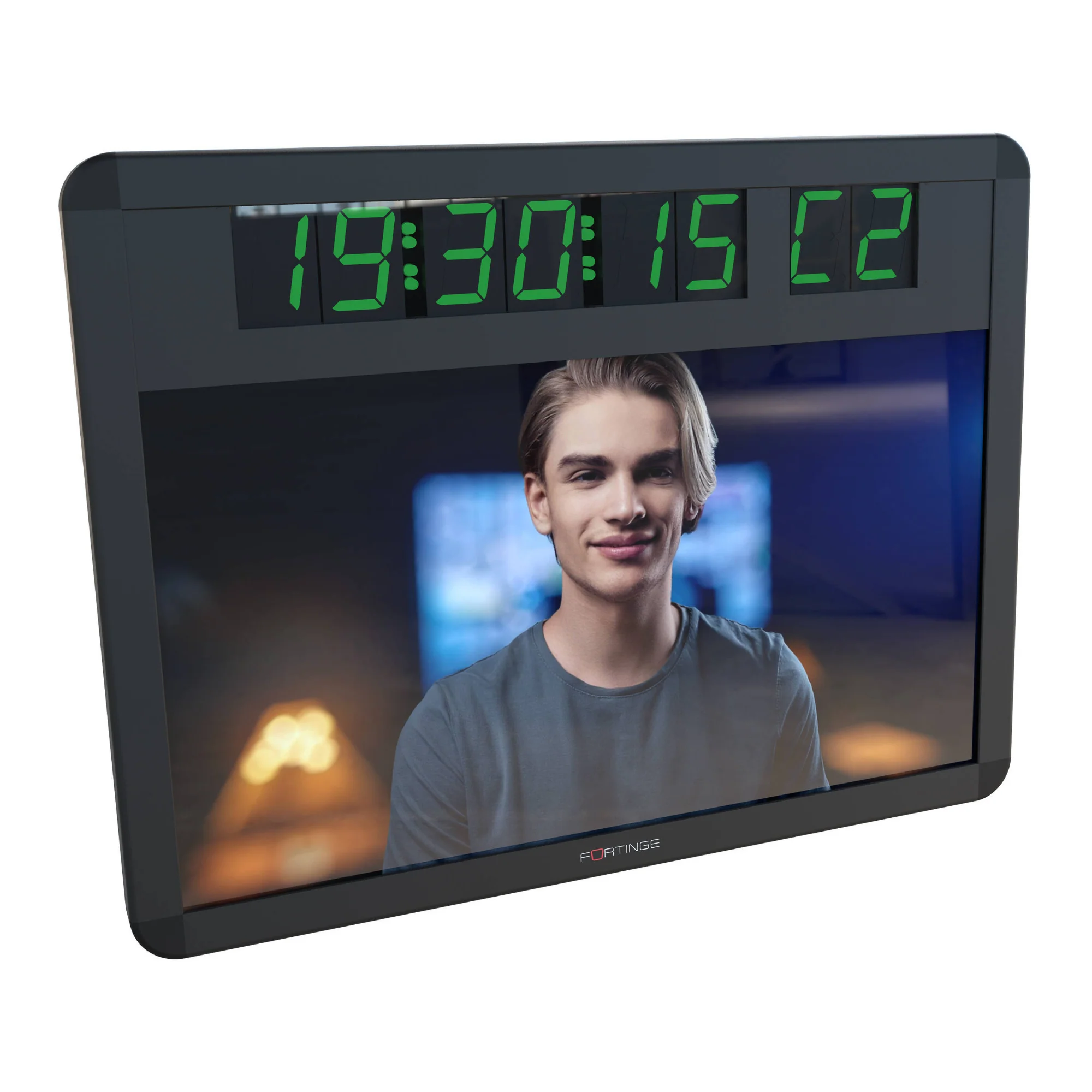 Fortinge FB21 Feedback Monitor with Timer for VEGA Studio Teleprompters (21 In) - Image 2