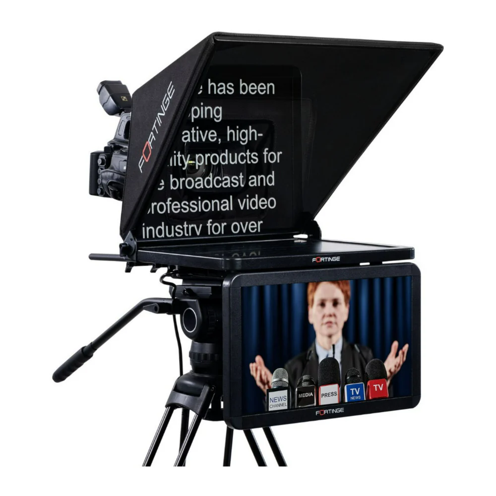Fortinge PROX 15-HB 15-Inch High-Brightness Studio Teleprompter with Trapezoidal Glass - Image 3