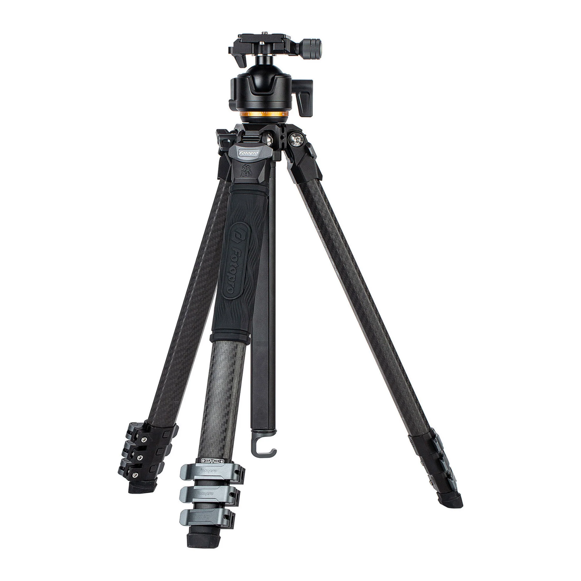 Fotopro Pantour Origin Travel Tripod with Dual Panoramic Ball Head (Black)