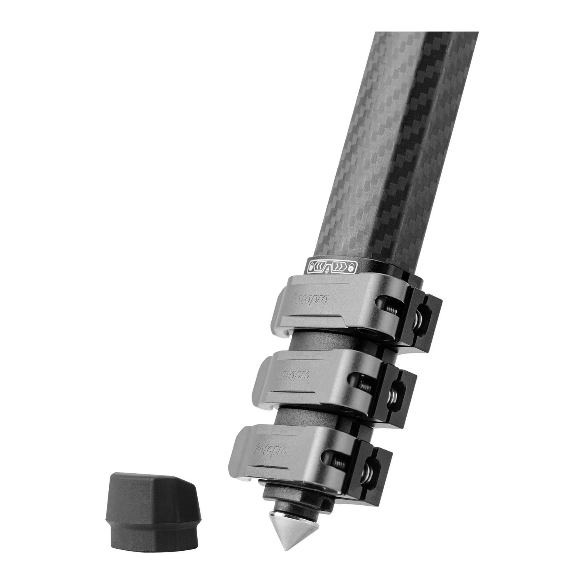 Fotopro Pantour Origin Travel Tripod with Dual Panoramic Ball Head (Black) - Image 5