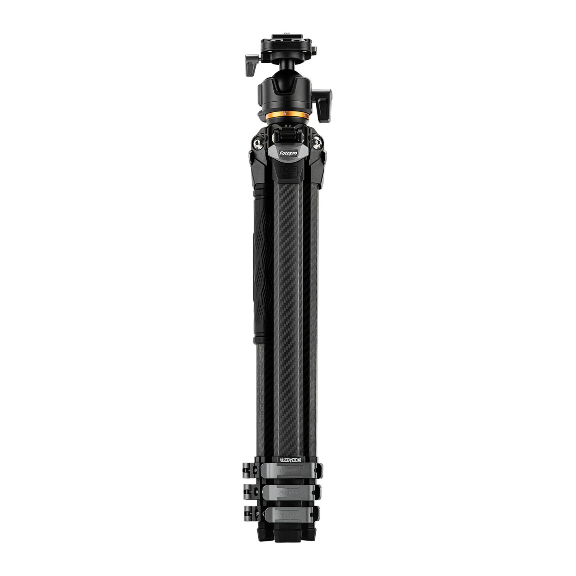 Fotopro Pantour Origin Plus Travel Tripod with Dual Panoramic Ball Head (Black) - Image 2