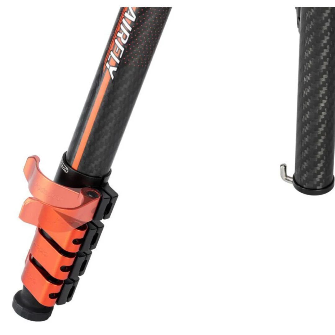 Fotopro X-Airfly Video Tripod with Flip Lock System and Compact and Lightweight Design (Orange) - Image 5