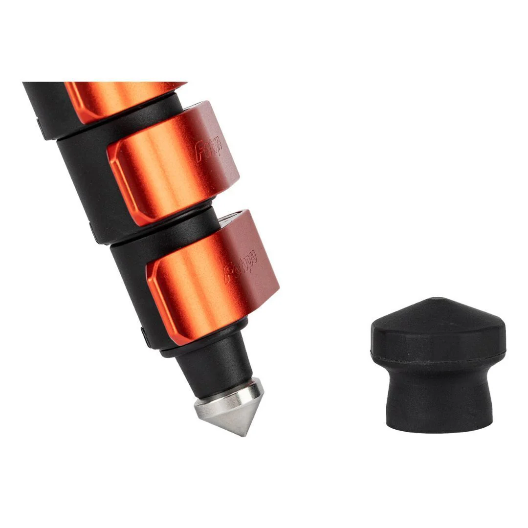 Fotopro X-Airfly Tripod with Lightweight 3K Carbon Fiber Legs and Flip Lock System (Orange) - Image 3