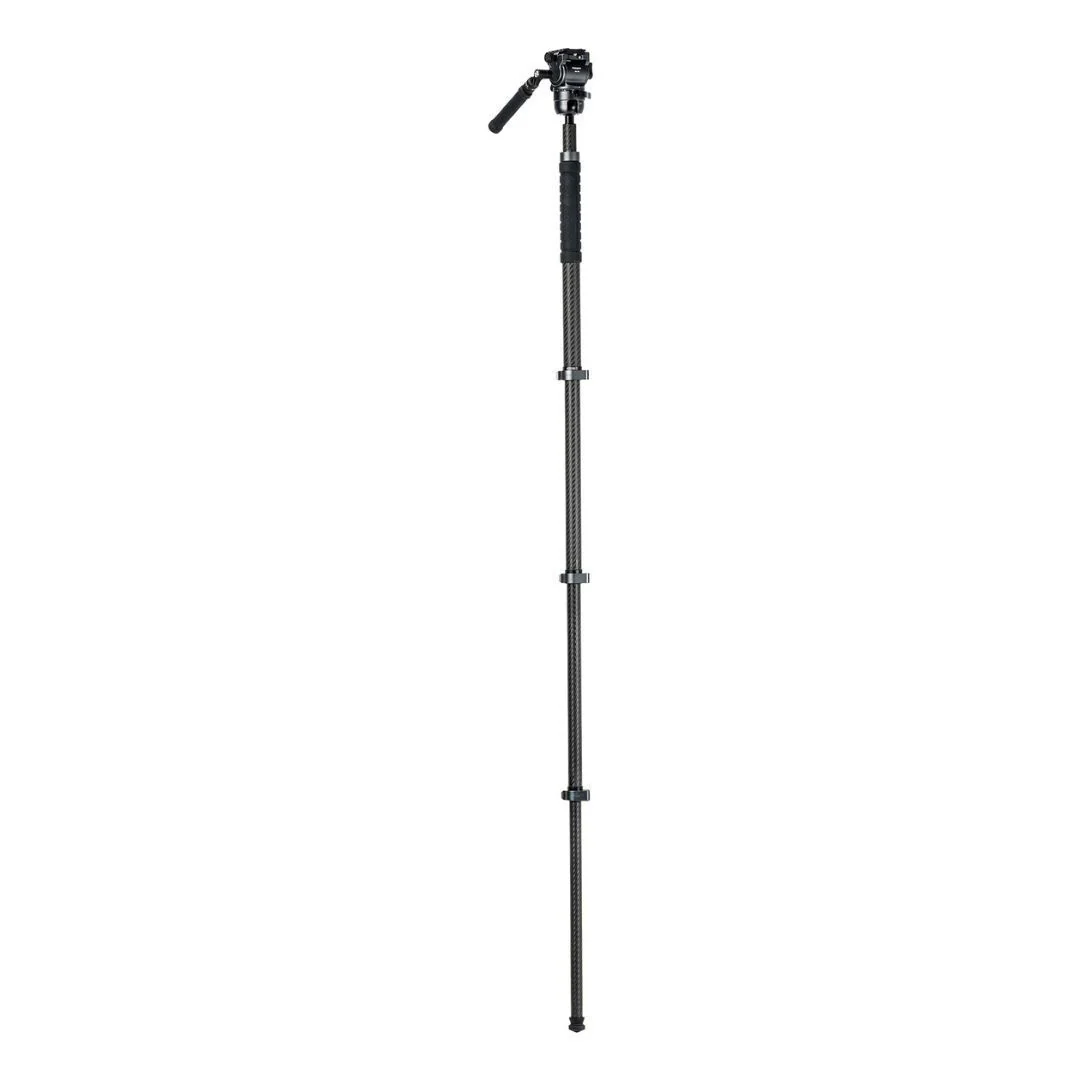 Fotopro X-Airfly Max Video Lightweight Design 2-In-1 Tripod with Flip Lock System (Gray) - Image 3