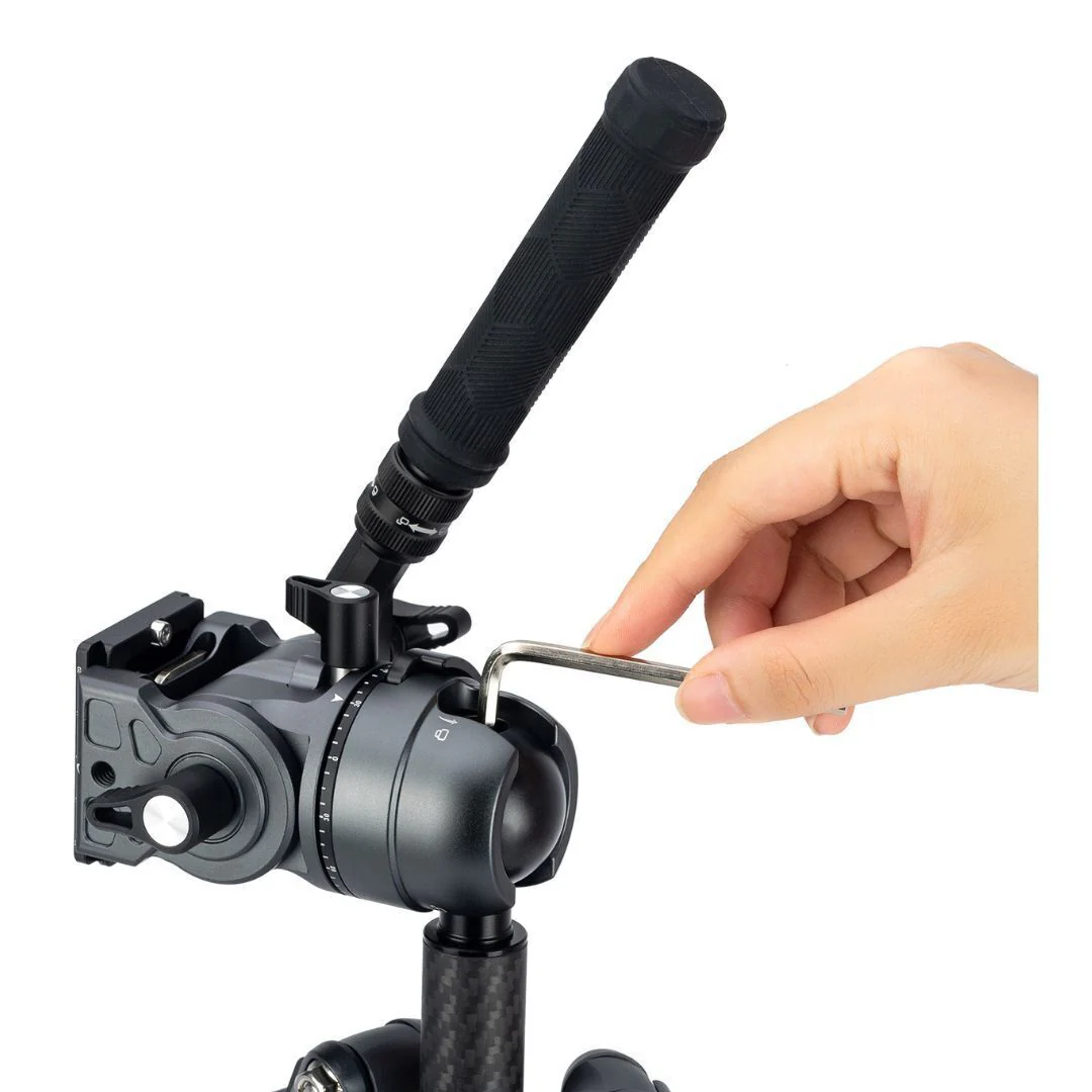 Fotopro X-Airfly Max Video Lightweight Design 2-In-1 Tripod with Flip Lock System (Gray) - Image 6