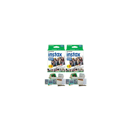 Fujifilm instax Wide Instant Film Twin Pack (40 Exposures) Bundle with PhotoBox and Acrylic Frames - Image 3