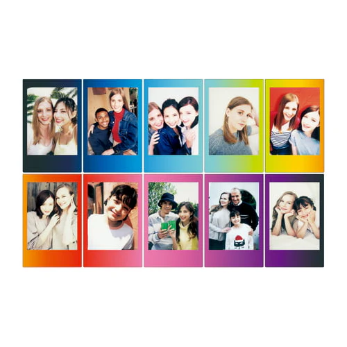 Fujifilm instax Mini Rainbow Frame Film Pack (10 Exposures) - Image 3