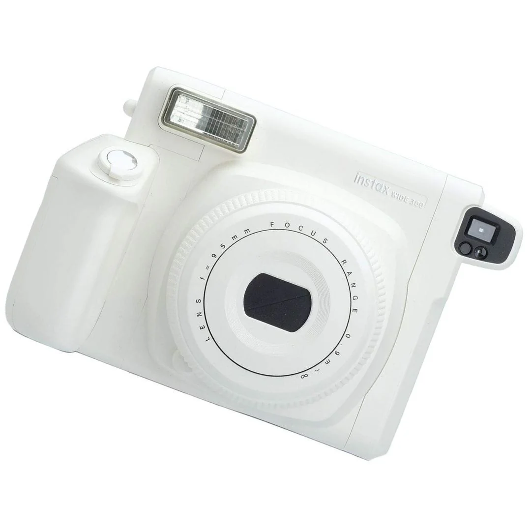Fujifilm instax WIDE 300 Instant Camera with Close-Up Lens, and Flash and Brightness Control (White) - Image 3