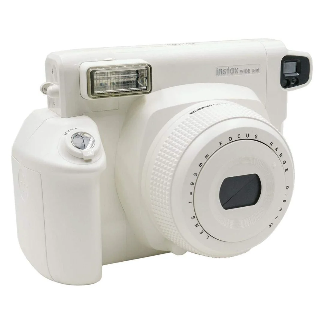 Fujifilm instax WIDE 300 Instant Camera with Close-Up Lens, and Flash and Brightness Control (White) - Image 4