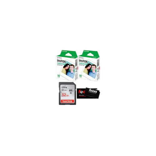Fujifilm Instax Square Film (20 Exposures) with 32GB Memory Bundle - Image 2