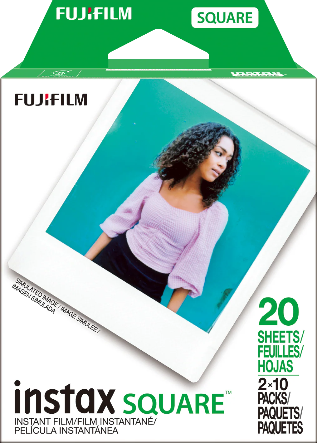Fujifilm instax Square Film Twin Pack (20 Exposures) - Image 2