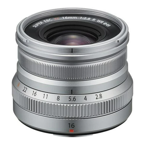 Fujifilm XF 16mm f/2.8 R WR Lens (Silver)