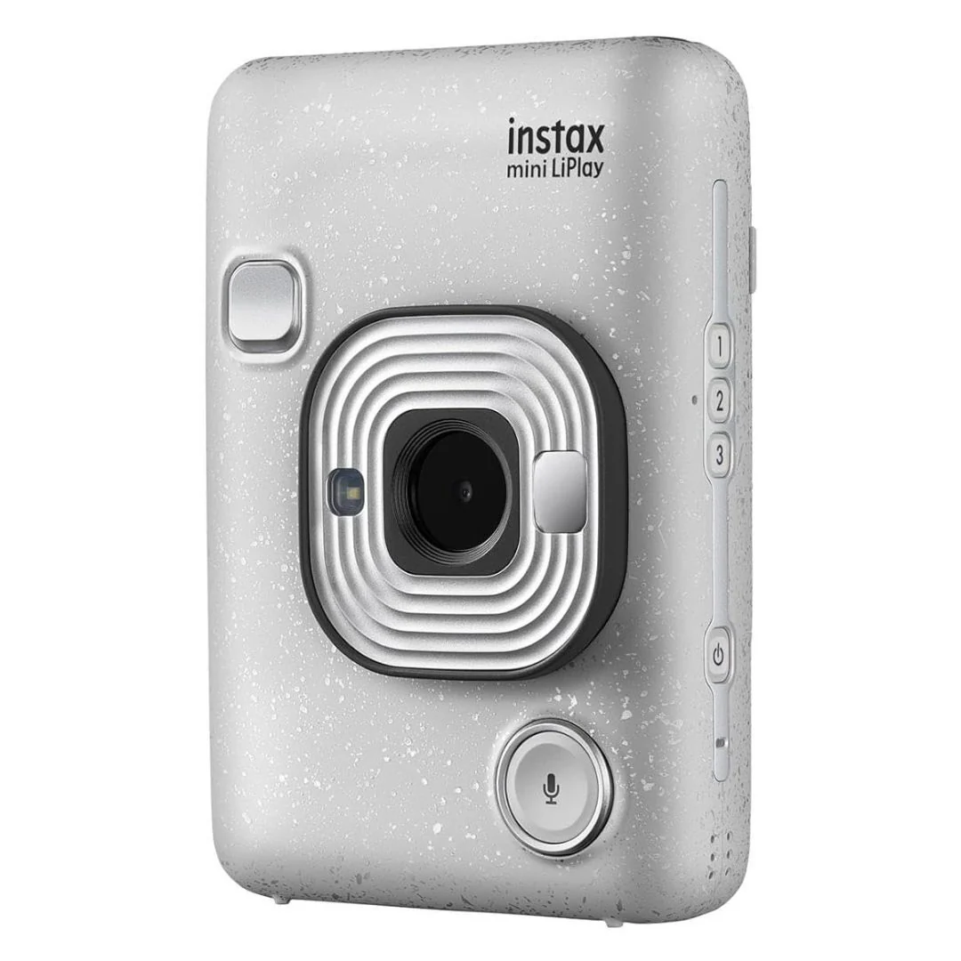 Fujifilm Instax Mini Liplay Compact Camera with Frames and Filters (Stone White) - Image 2