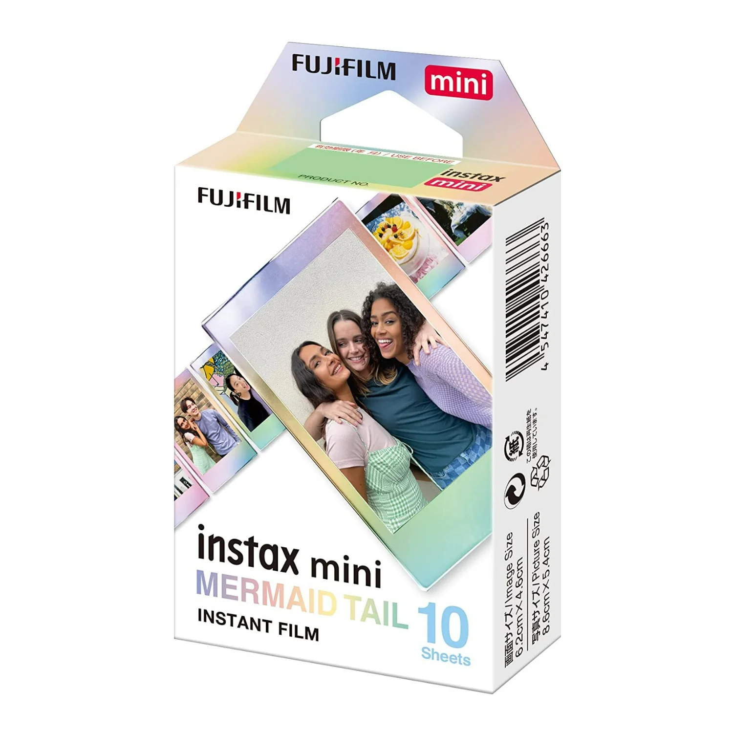 Fujifilm Instax Mini Mermaid Tail Film, Glitter Styles (10 Exposures) - Image 2
