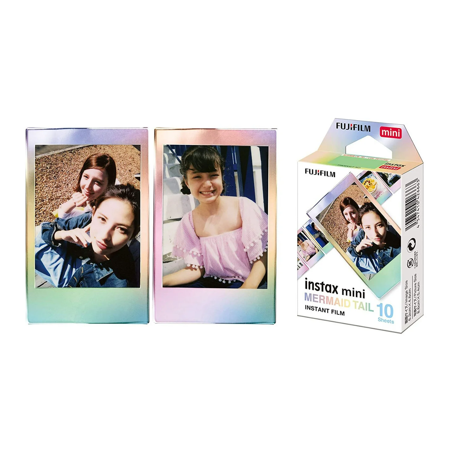 Fujifilm Instax Mini Mermaid Tail Film, Glitter Styles (10 Exposures) 3-Pack - Image 4