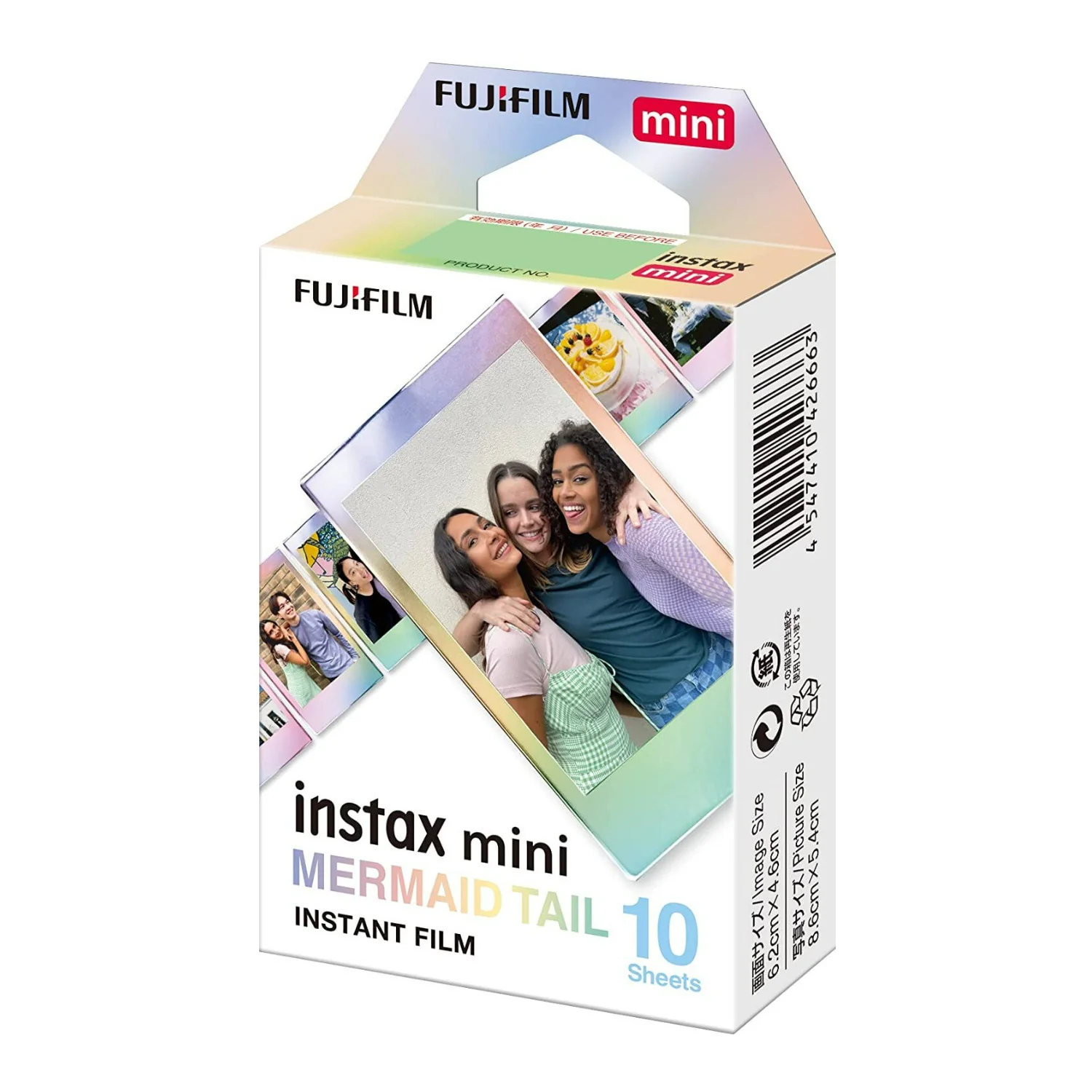 Fujifilm Instax Mini Mermaid Tail Film, Glitter Styles (10 Exposures) 5-Pack - Image 3